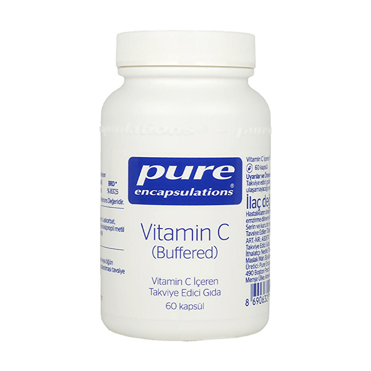 Vitamin C Buffered 60 Kapsül - AROMASIZ