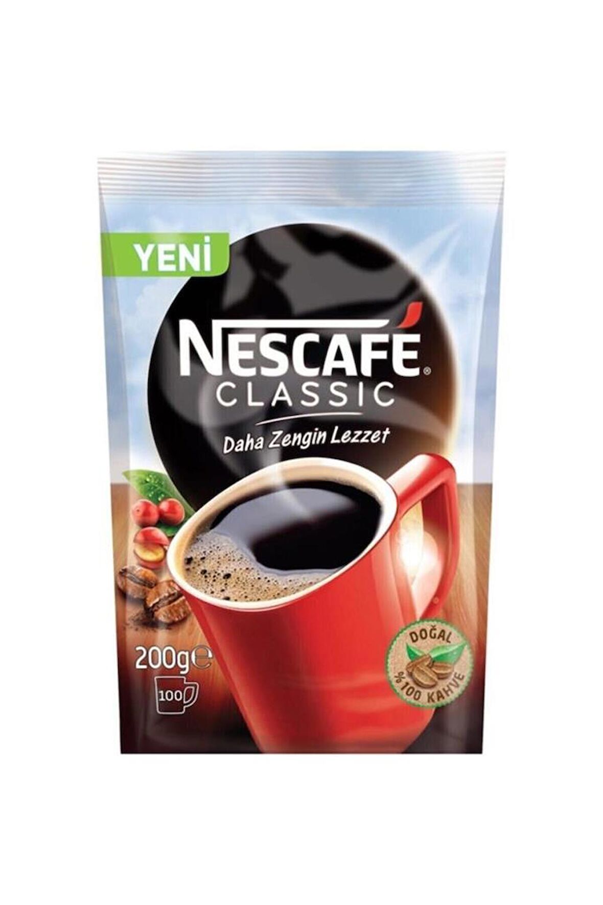 Nescafe Klasik Daha Zengin Lezzet 200 gr Hazır Kahve