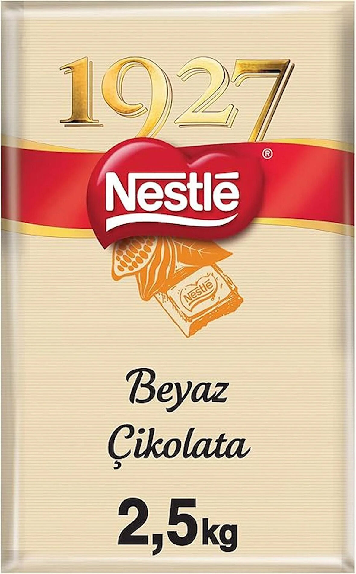 NESTLE 1927 KUVERTÜR BEYAZ ÇİKOLATA 2,5KG