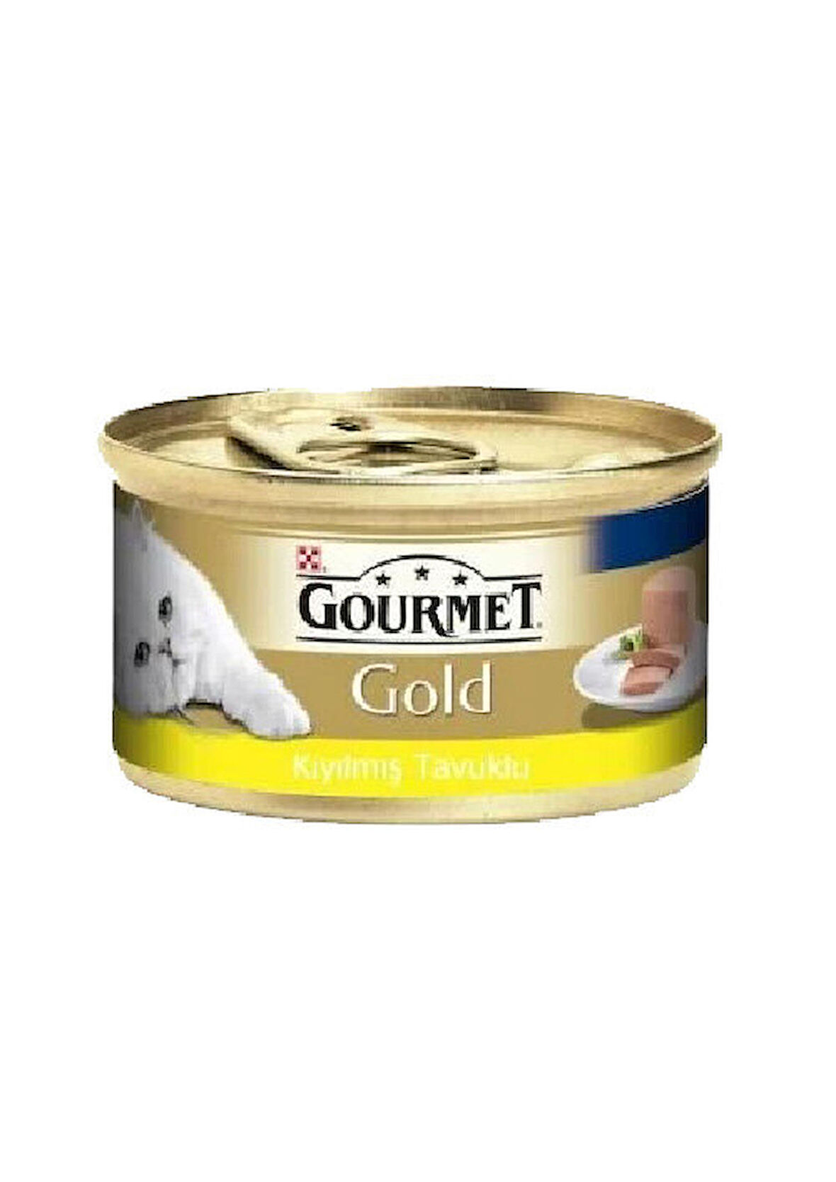 Gourmet Gold Kıyılmış Tavuklu Konserve Kedi Maması 6 al 5 öde x 2 Adet