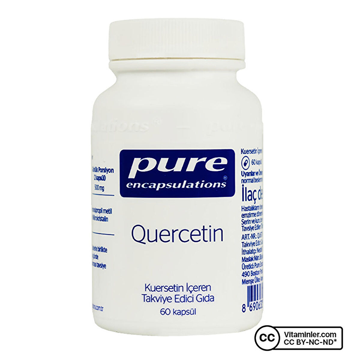 Quercetin 60 Kapsül - Aromasız