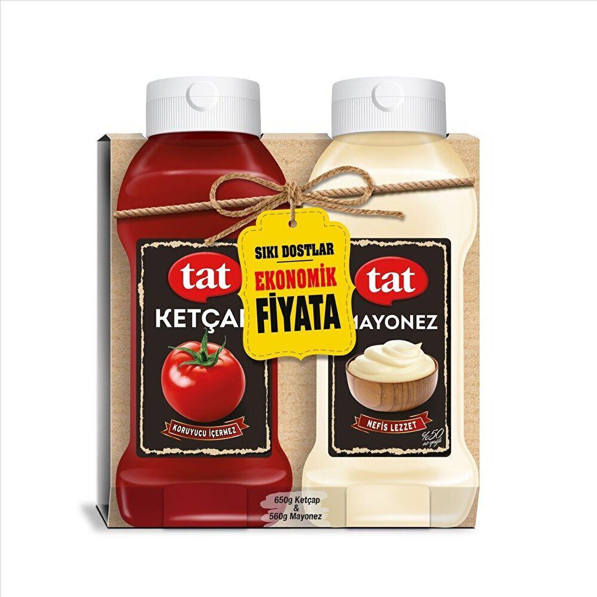 Tat  ketçap 650gr+ mayonez 560gr