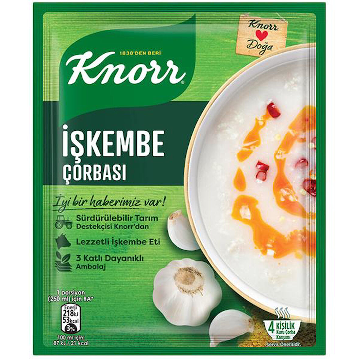 KNORR ÇORBA İŞKEMBE 63 GR X 12 ADET