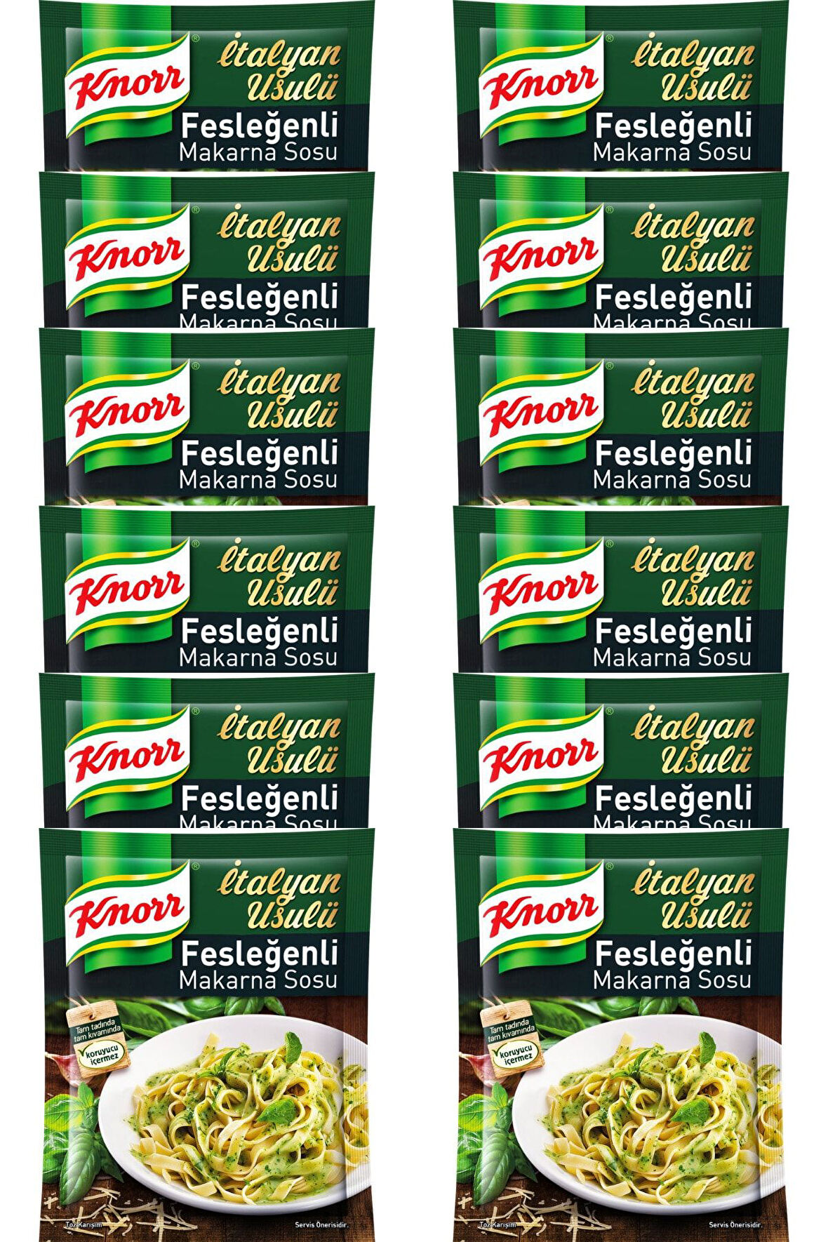 KNORR MAKARNA SOSU FESLEĞENLİ 50 GR X 12 ADET