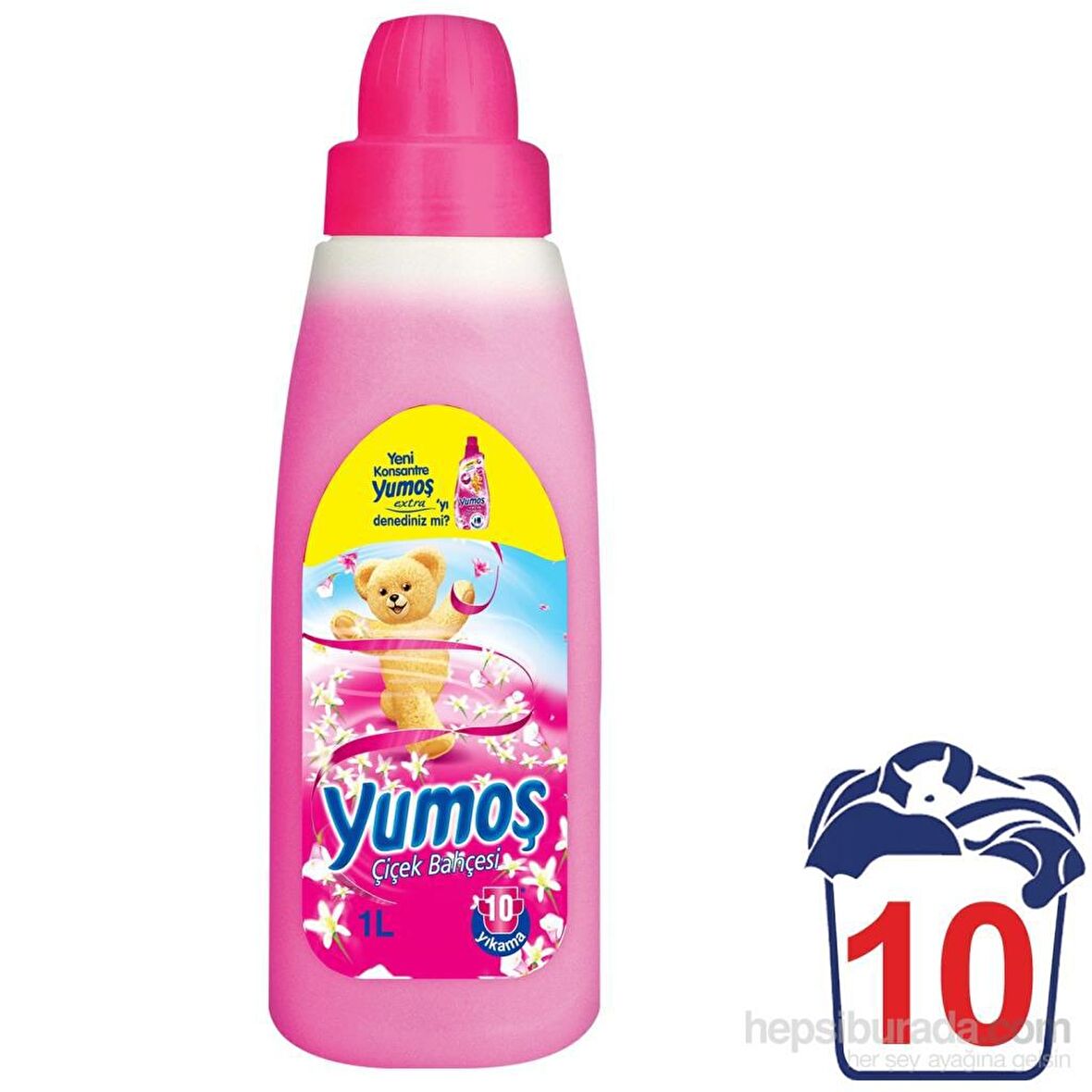 Yumoş Bahar Tazeliği Beyazlar ve Renkliler İçin Yumuşatıcı 1000 ml 10 Yıkama