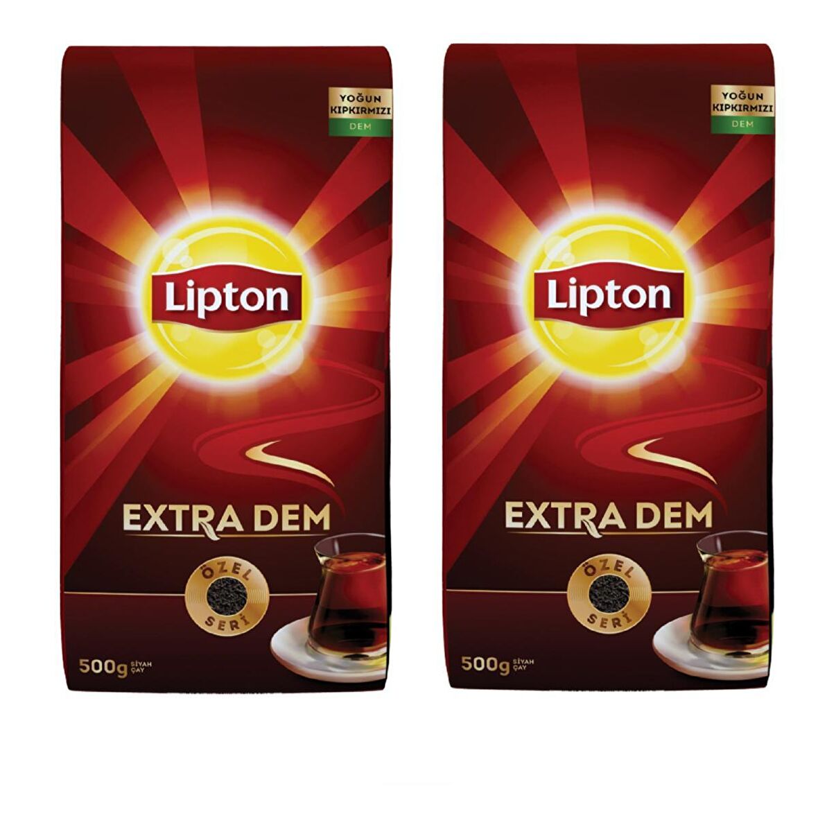 Lipton Extra Dem Organik Dökme Siyah Çay 2x500 gr 