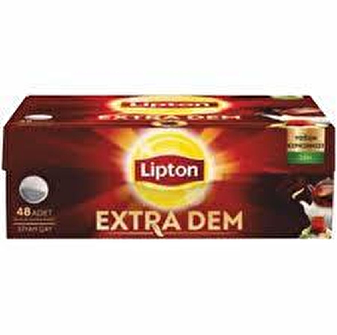 Lipton Extra Dem Demlik Poşet Siyah Çay 48'li 