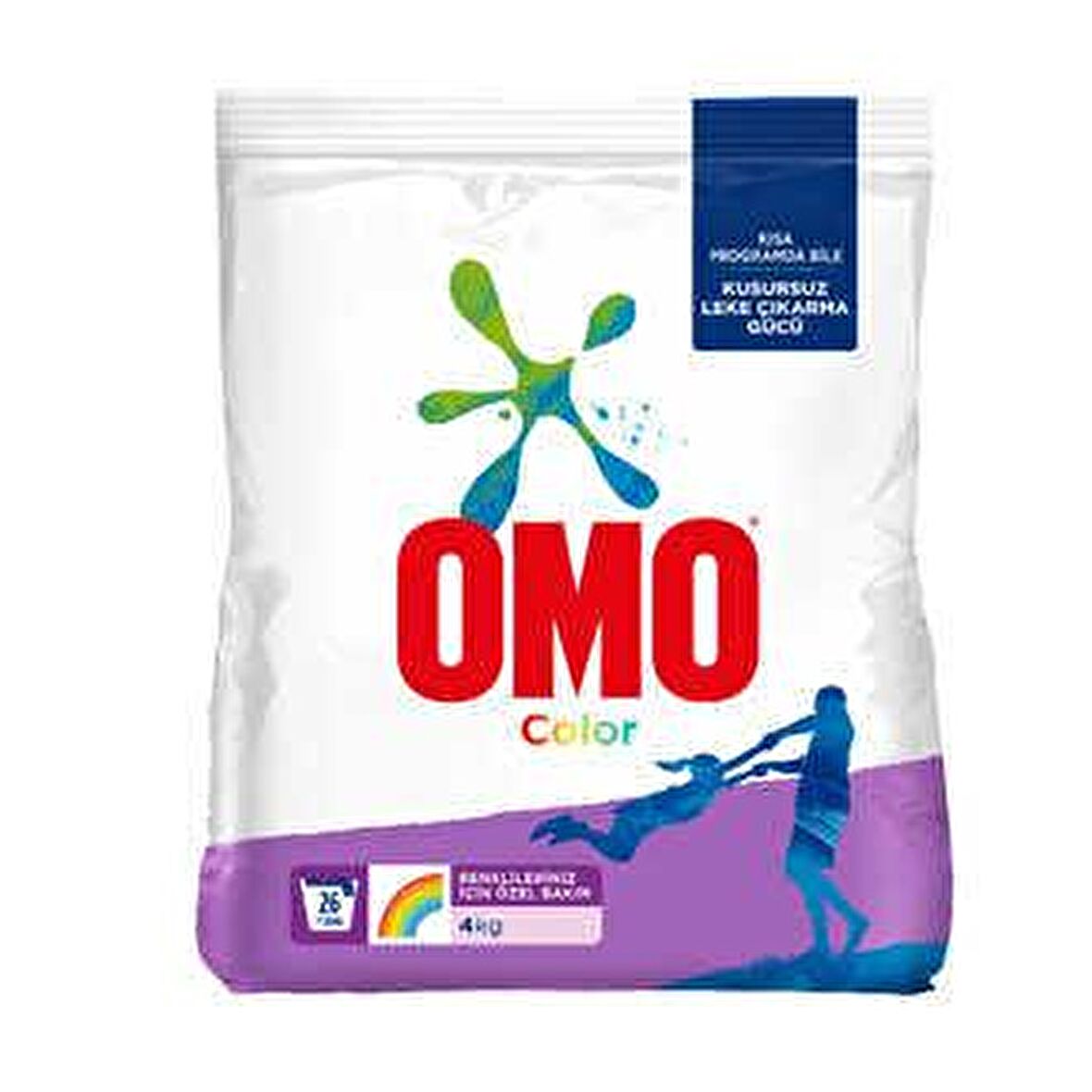 Omo Parfümlü Renkliler İçin Toz Çamaşır Deterjanı 4 kg 26 Yıkama