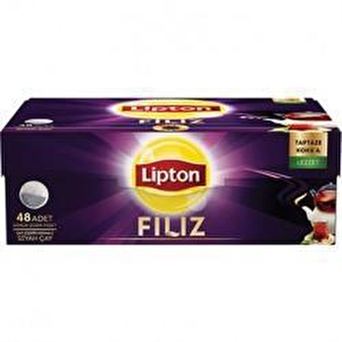 Lipton Filiz Organik Demlik Poşet Siyah Çay 96 gr 48'li 