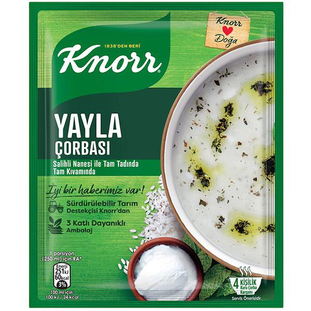 KNORR ÇORBA YAYLA 72 GR X 12 ADET