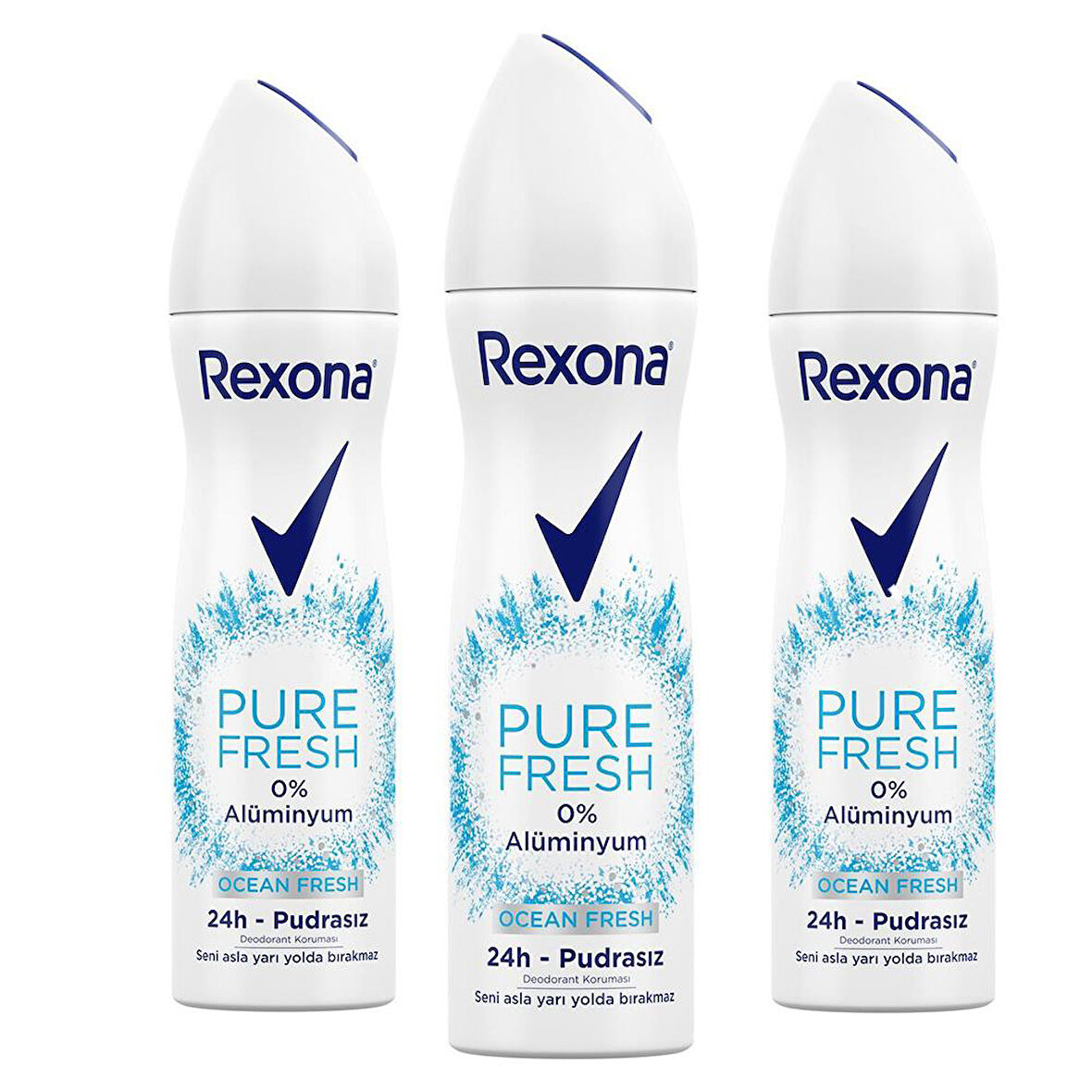 Rexona Kadın Deodorant Ocean Fresh 150ML 3lü Set