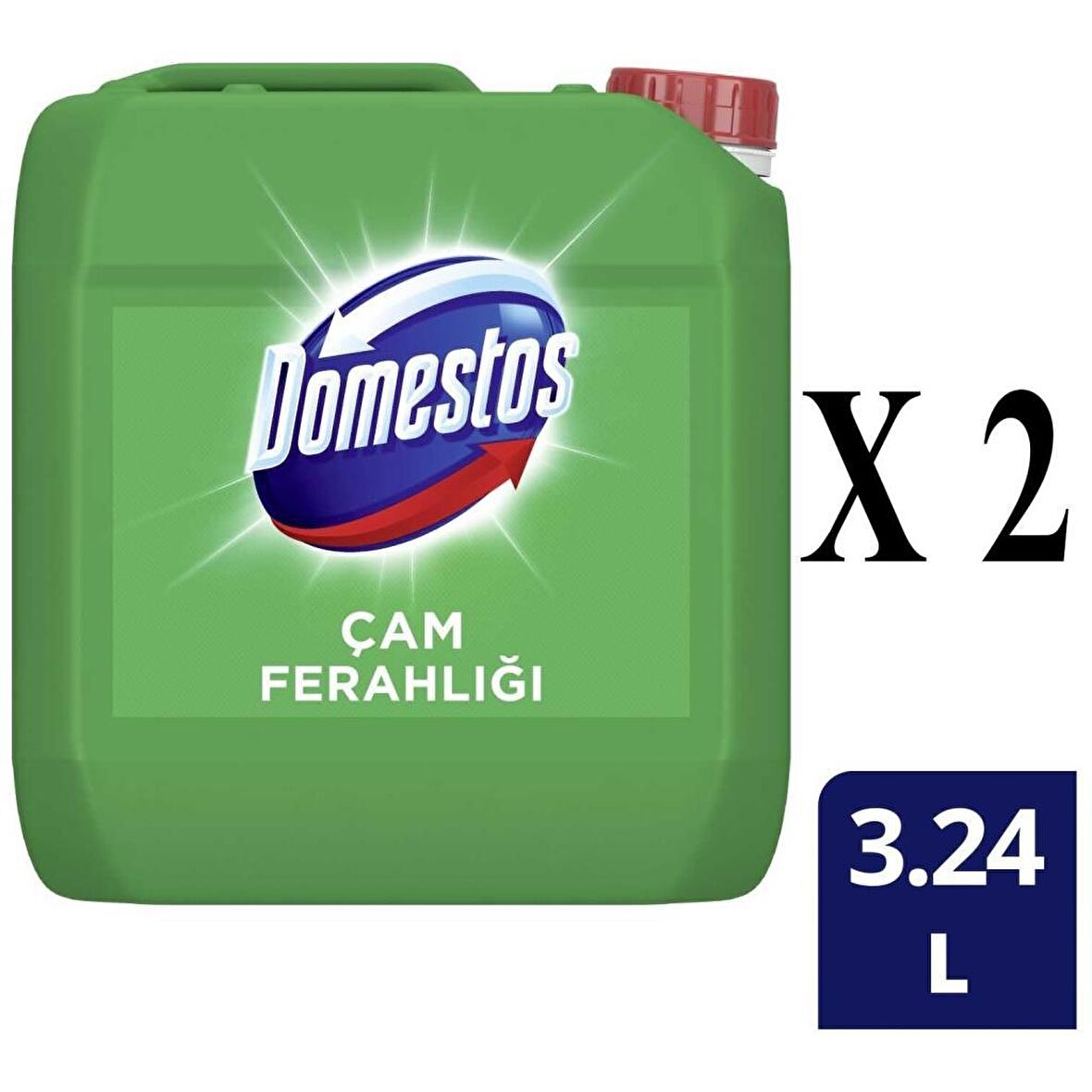 Domestos Maksimum Hijyen Çam Ferahlığı Konsantre Jel Çamaşır Suyu 2 x 3240 ml