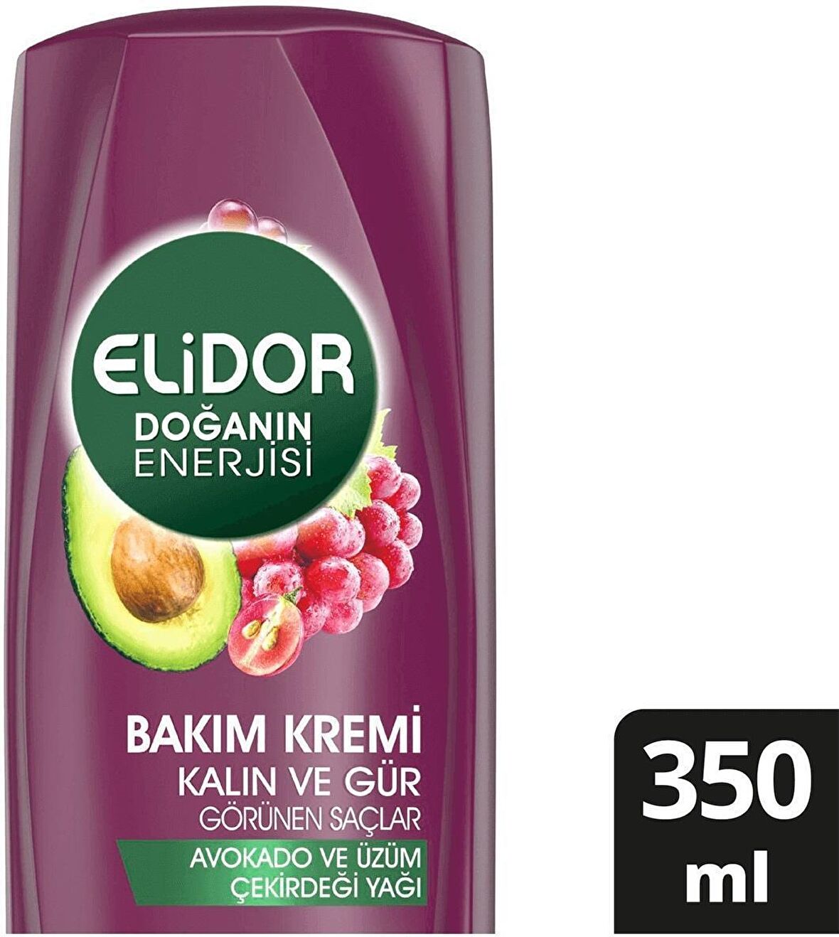 Elidor Doğanın Enerjisi Kalın ve Gür Görünen Saçlar Hacim Verici Tüm Saç Tipleri İçin Bakım Yapan Saç Kremi 350 ml