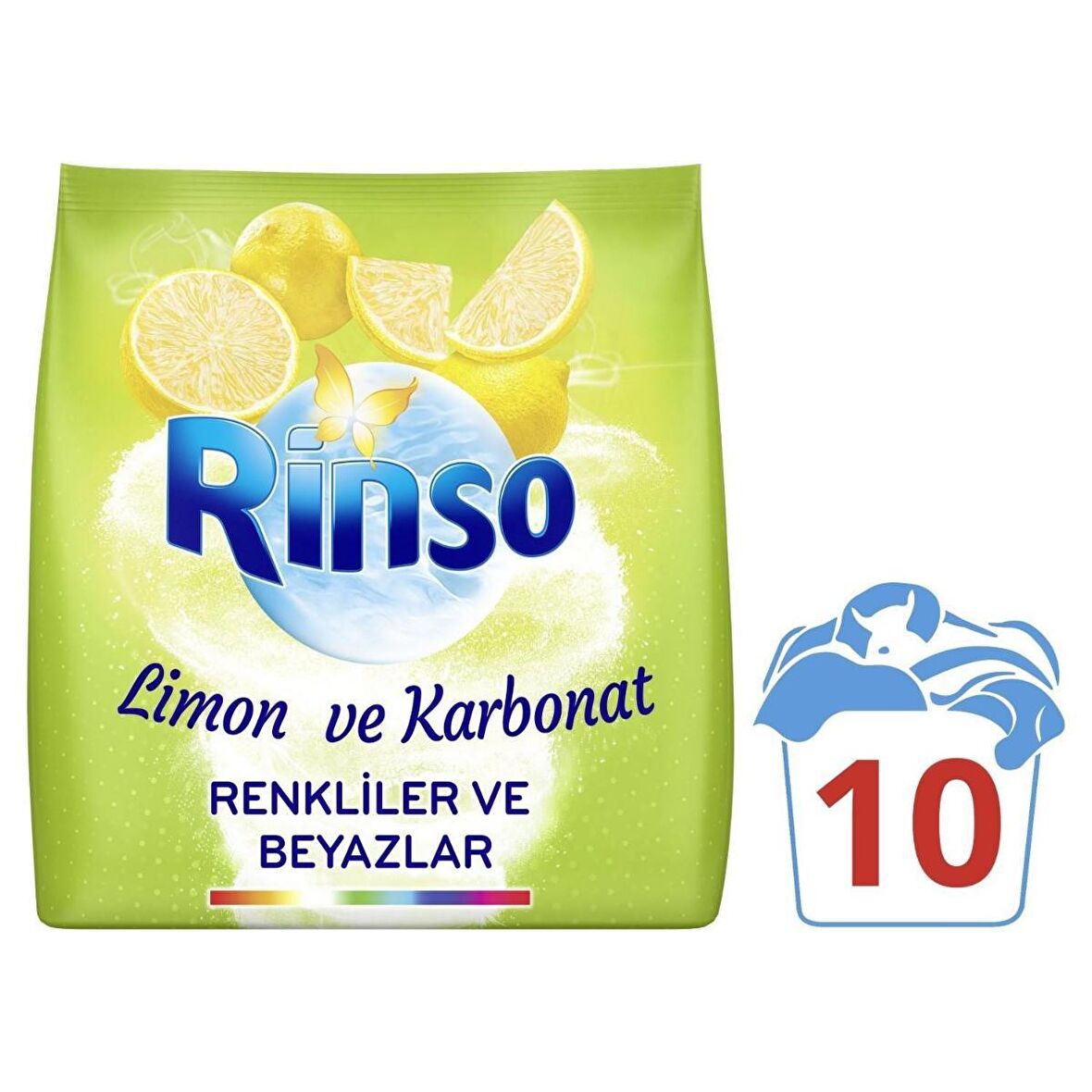 Rinso Beyazlar ve Renkliler İçin Toz Çamaşır Deterjanı 1.5 kg 10 Yıkama