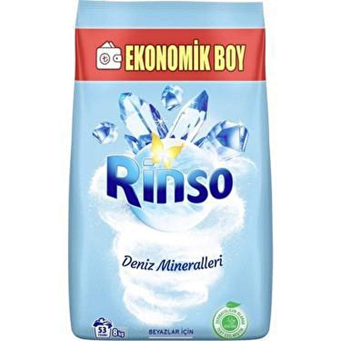 Rinso Matik Beyazlar İçin Toz Çamaşır Deterjanı 8 kg 53 Yıkama