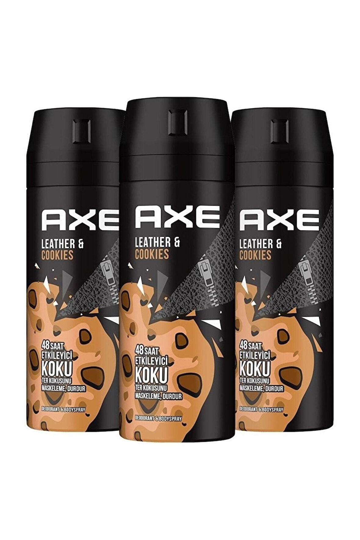 Leather Cookies Erkek Sprey Deodorant 150 ml X 3