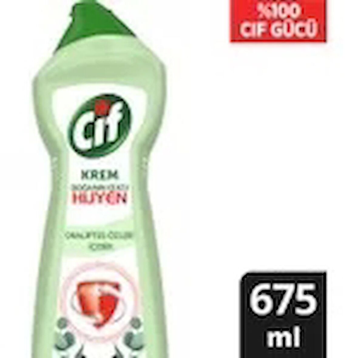 Cif Krem Yüzey Temizleyici Doğanın Gücü Hijyen 675 ml