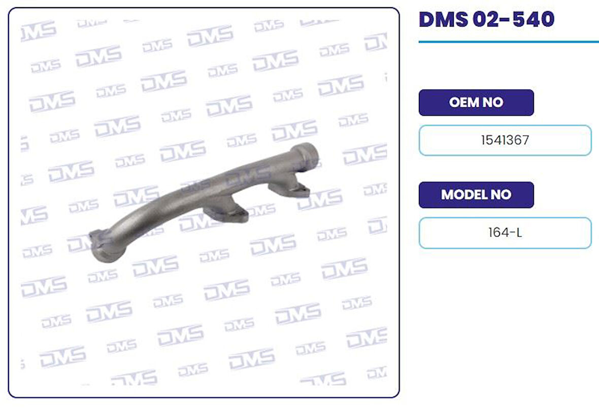 Scanıa Truck Egzoz Manıfoldu   L Dirsek  Scanıa P G R T 164 Dsc16 - Demosan 02-540