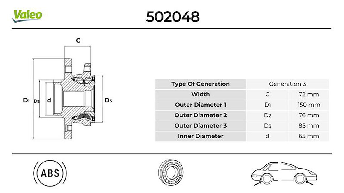 Vw Porya Ön/arka - 713 6107 60 / Vkba 3646 - Val 502517