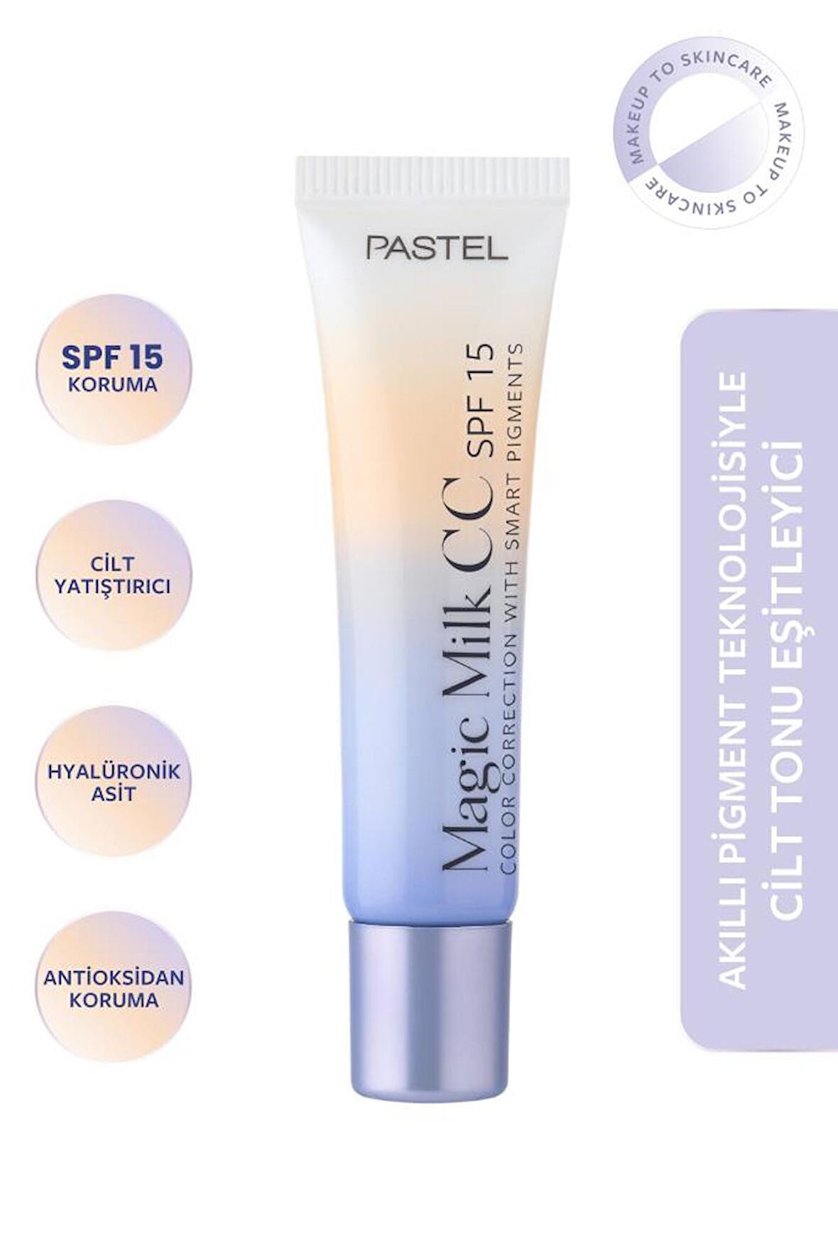 Pastel Magic Milk SPF 15cc With Smart Pigments 50-Light Medium