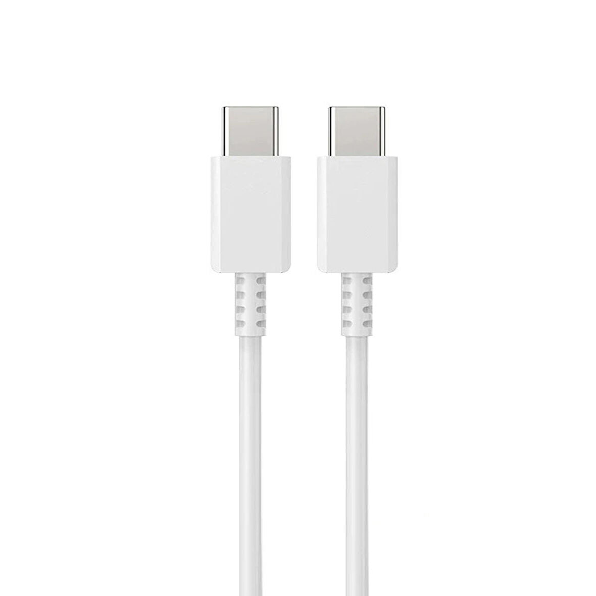 Global 3A 50W Type-C to Type-C Data ve Şarj Kablosu 1metre Beyaz DN980