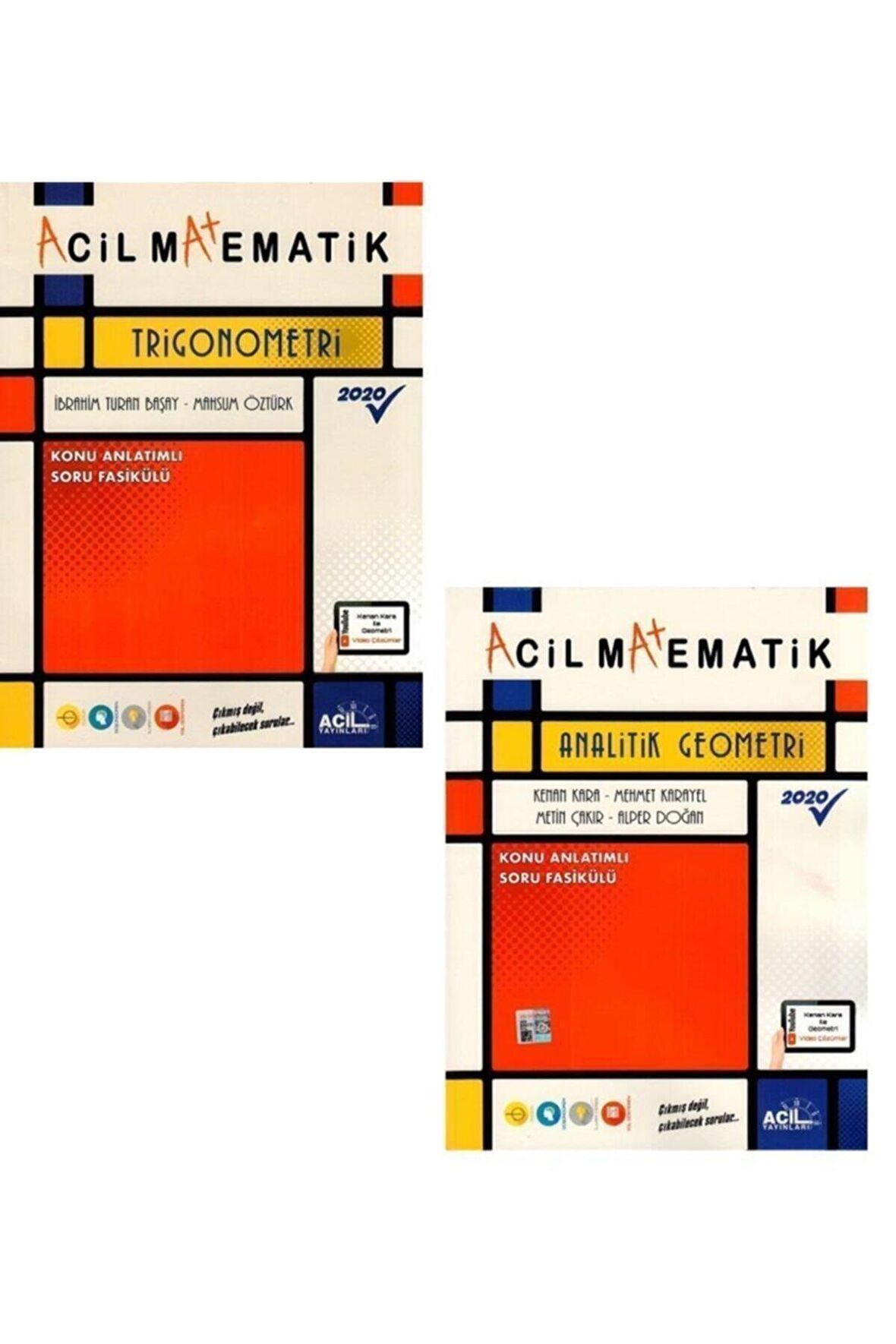 Acil Matematik Trigonometri + Analitik Geometri Fasikül Seti 2 Kitap