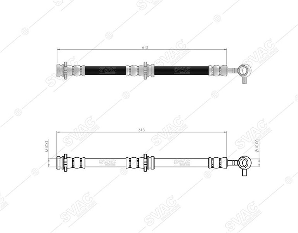 Nissan Fren Hortumu On Sag Nissan Qashqaı 2014-> Renault Kadjar 15-> - Svac 73-0196