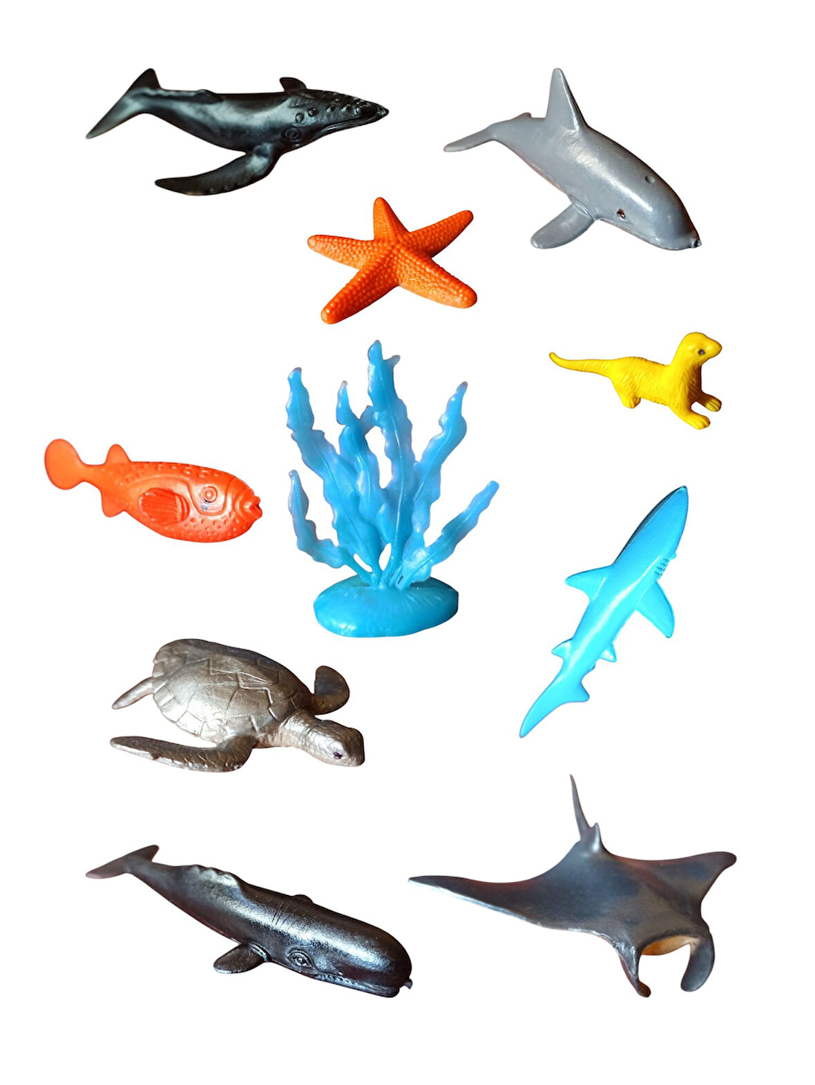 10 Karakterli Mini Deniz Hayvanları Figür Seti ile Denizlerin Gizemli Dünyasını Keşfedin!