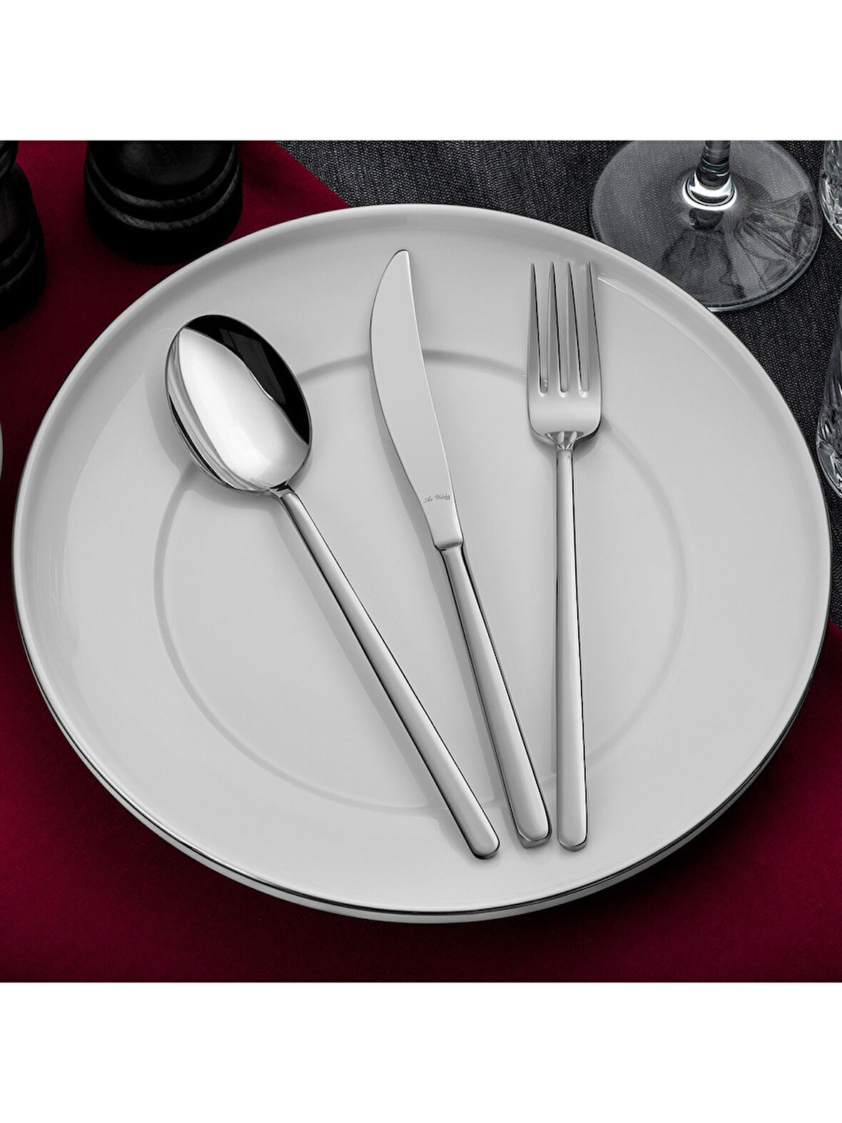 Aryıldız Didim 84 Parça 12 Kişilik Çatal Kaşık Bıçak Takımı