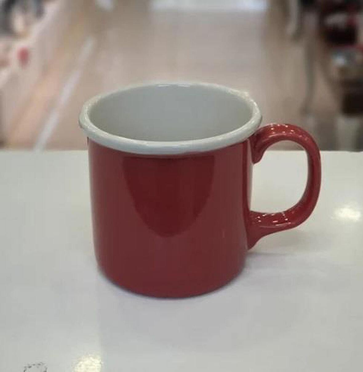 Aryıldız Patara Kırmızı Porselen Mug Bıg Kupa