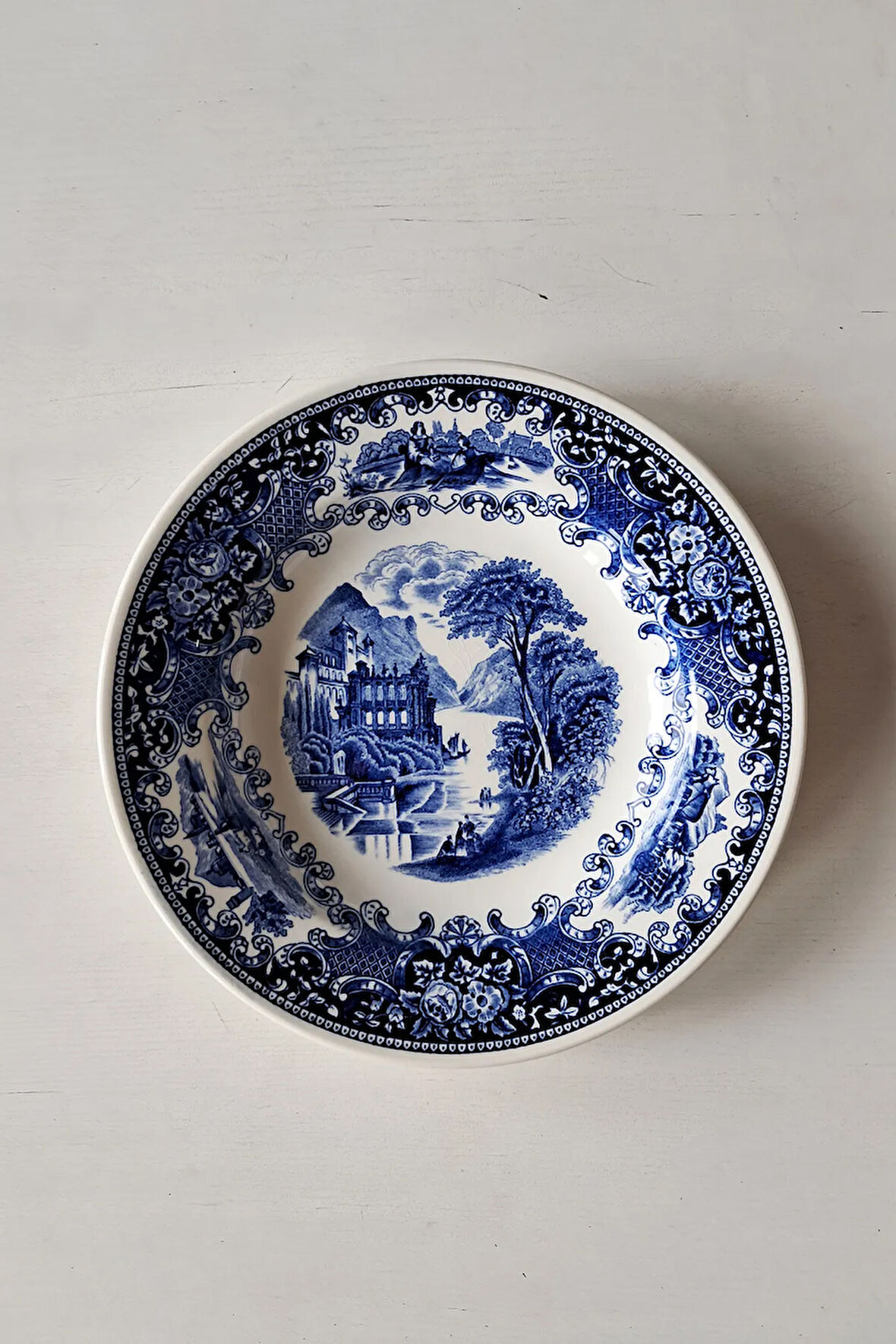 Royal Sphinx Maastricht Cambridge Eski İngiltere Vintage Yemek Tabağı