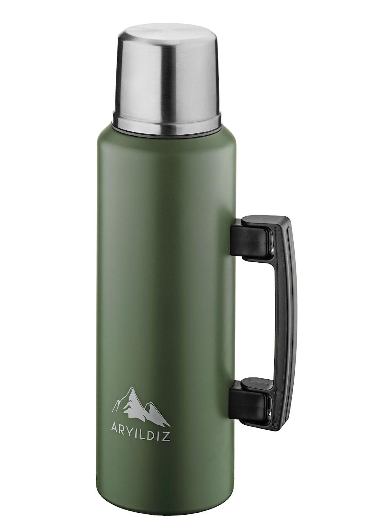 Aryıldız Nature Camp Taşınabilir Yeşil Termos 1.5 Litre Ar257302 