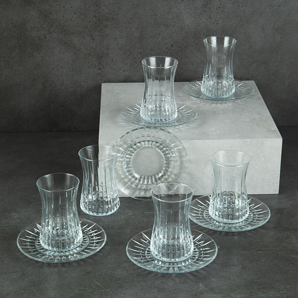 Aryıldız Fiona 12 Parça 6 Kişilik Çay Seti 110 ml