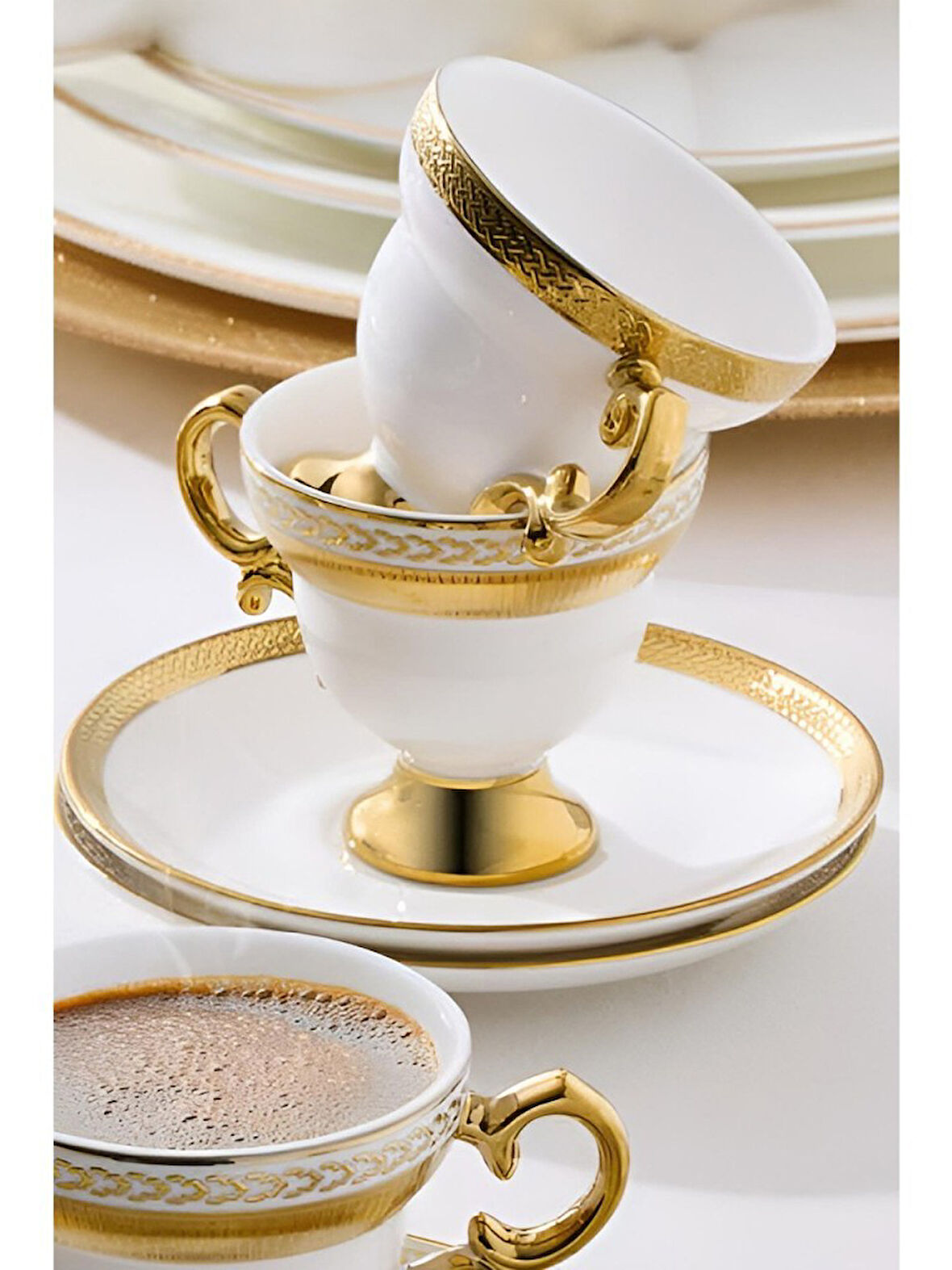 Aryıldız Majesty 6 Kişilik Kahve Fincan Takımı