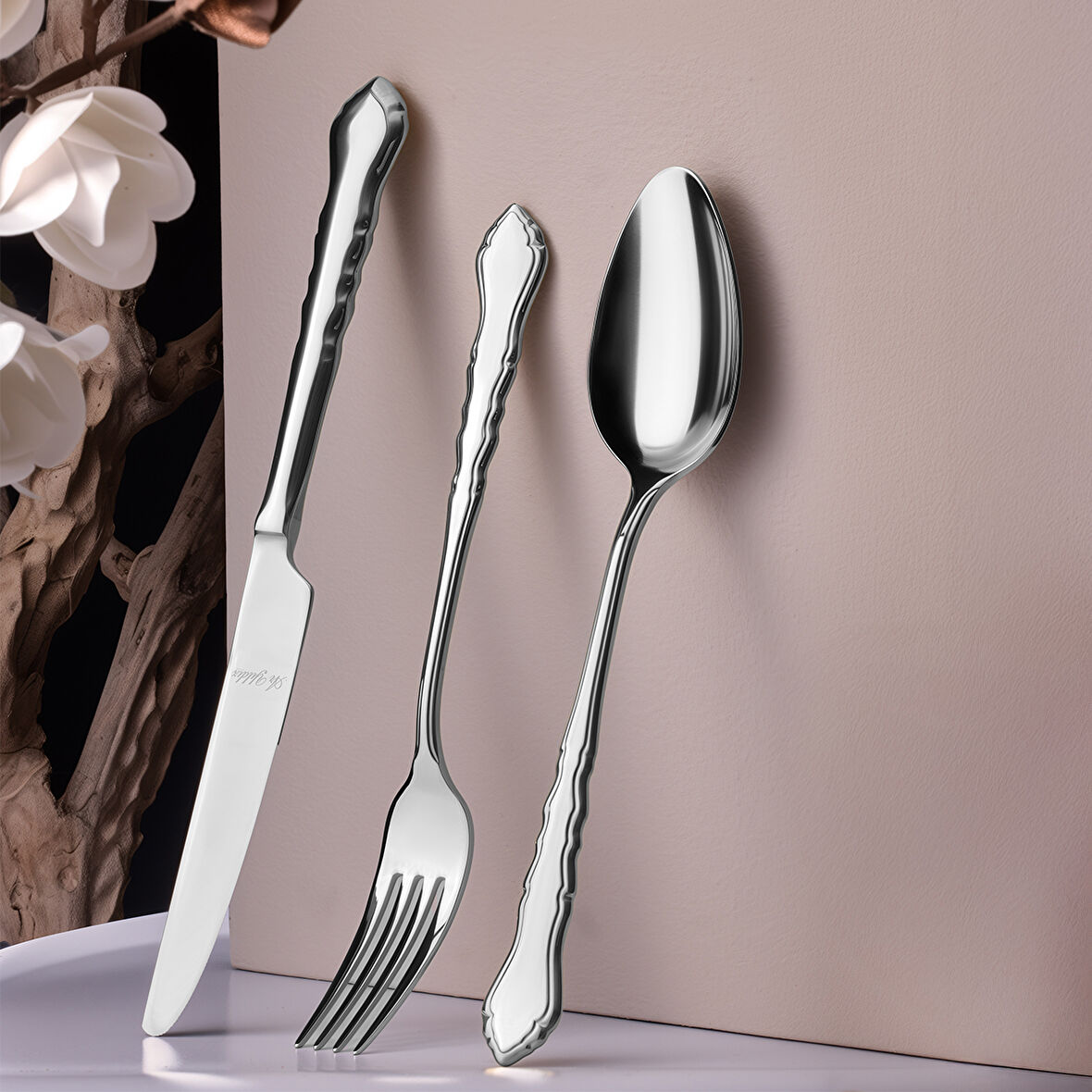 Aryıldız Mirabella 84 Parça 12 Kişilik Çatal Kaşık Bıçak Takımı