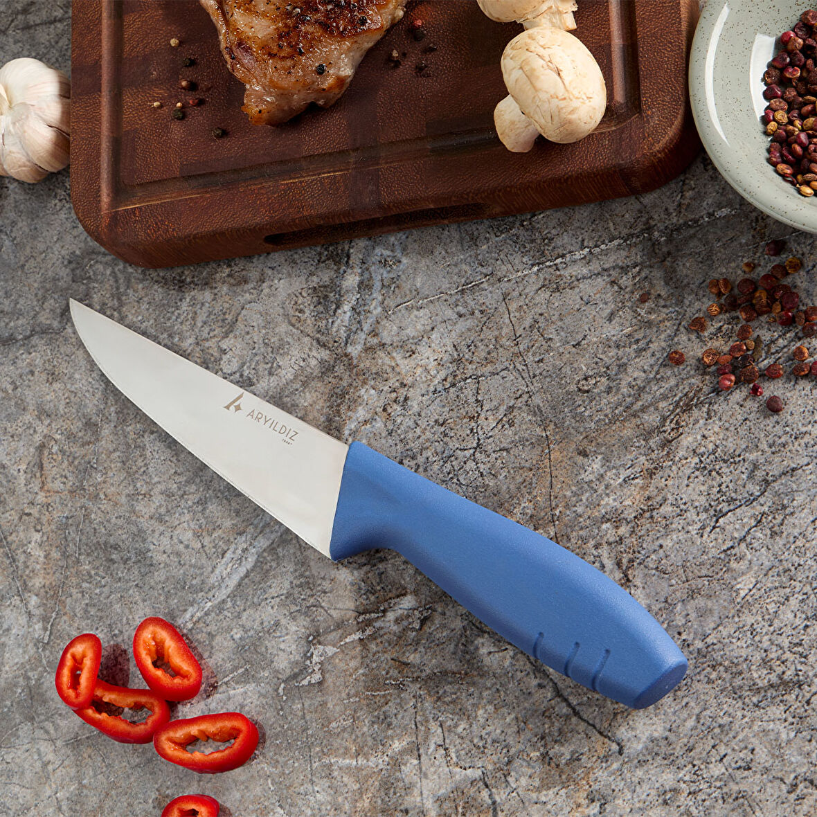 Aryıldız Primo Et Bıçağı İndigo 14,5 cm