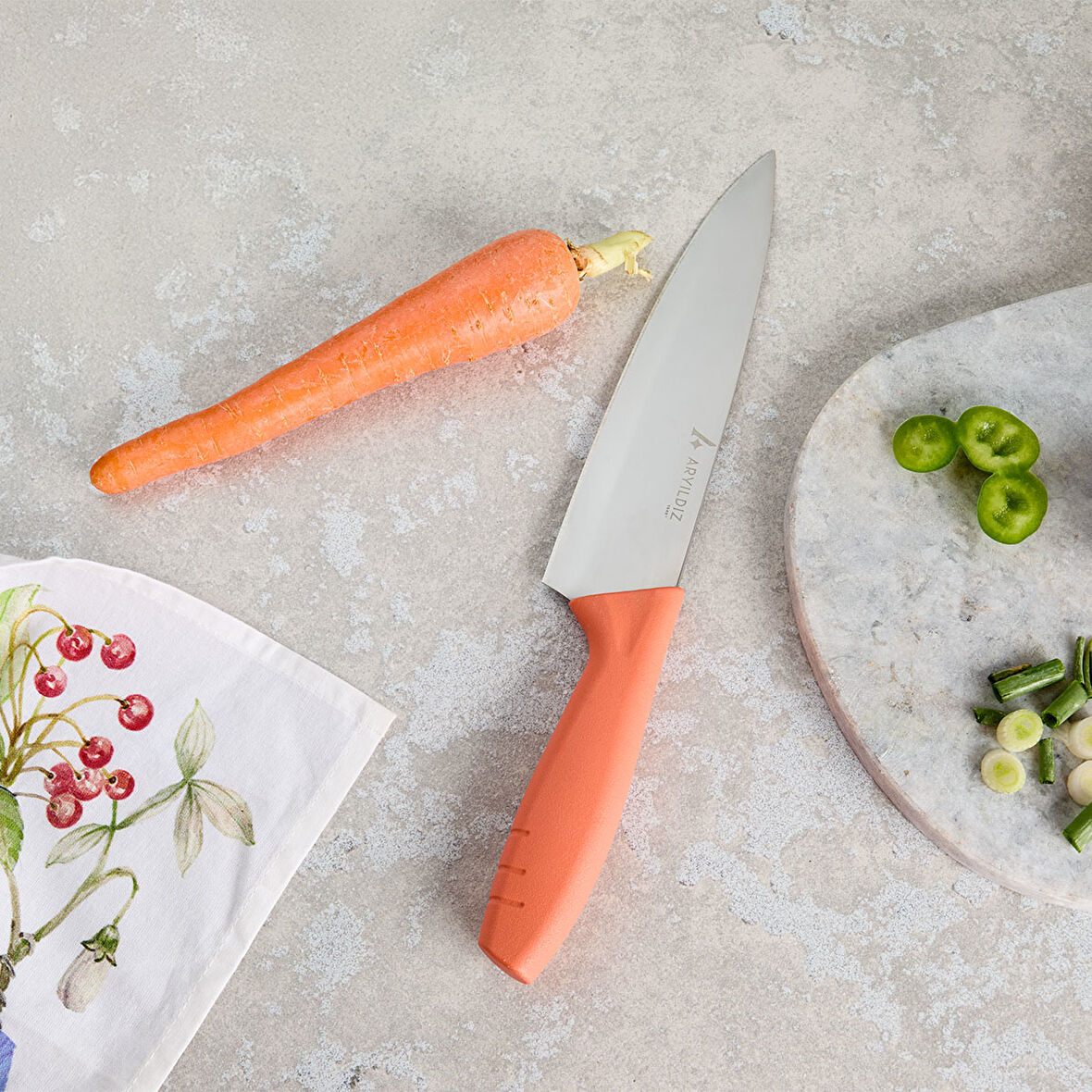 Aryıldız Primo Şef Bıçağı Somon 19 cm