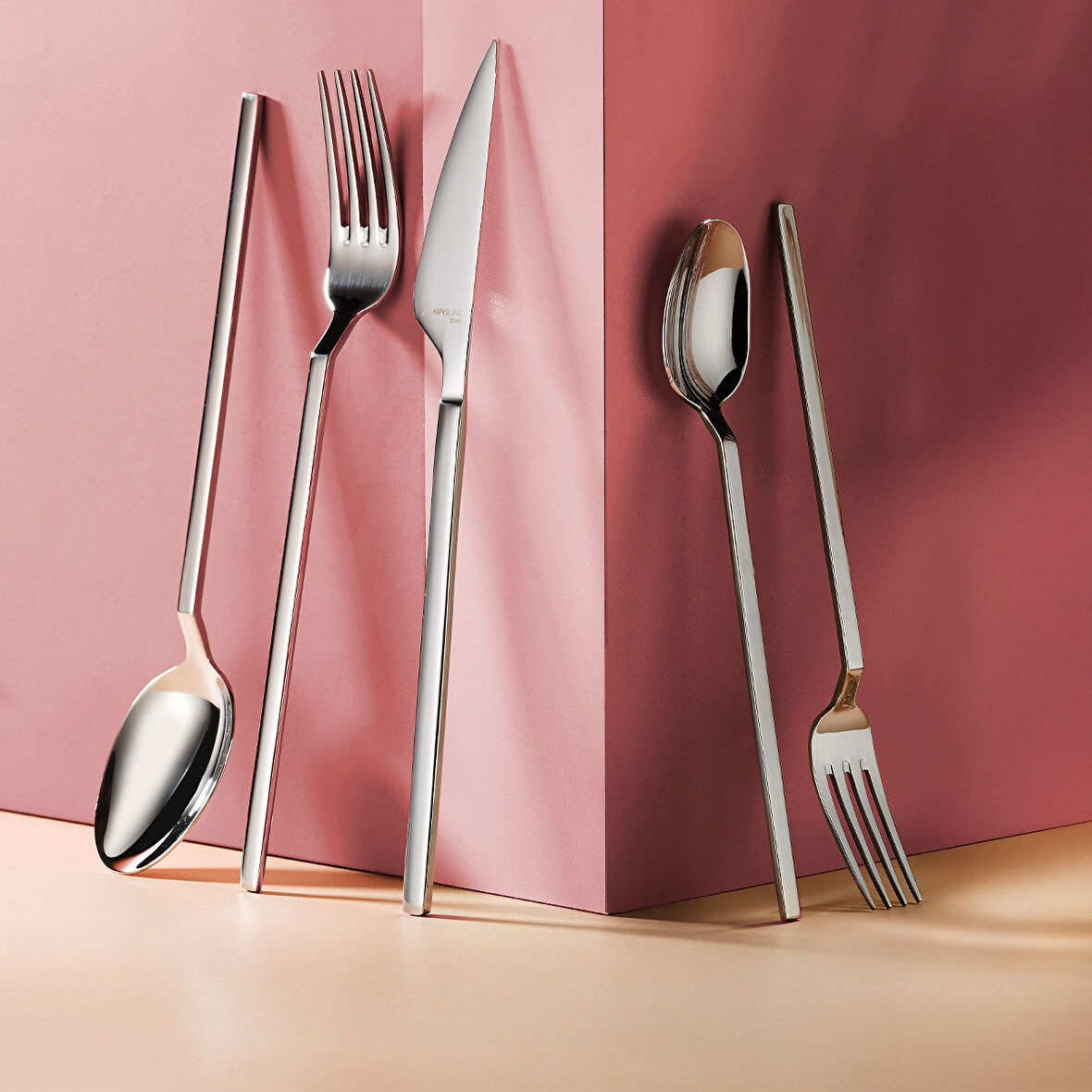 Aryıldız Solo 60 Parça 12 Kişilik Çatal Kaşık Bıçak Takımı