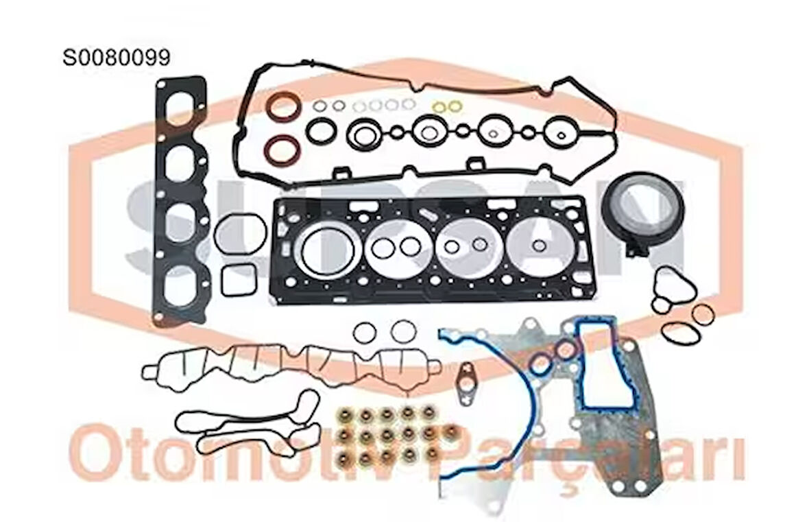 Opel Takım Conta Alt Ve Ust Komple  Astra 1.6 16v Twinport / İnsignia 1.6 Lpg (eng. Z16xep Z16xer) Keceli - Supsan S0080099