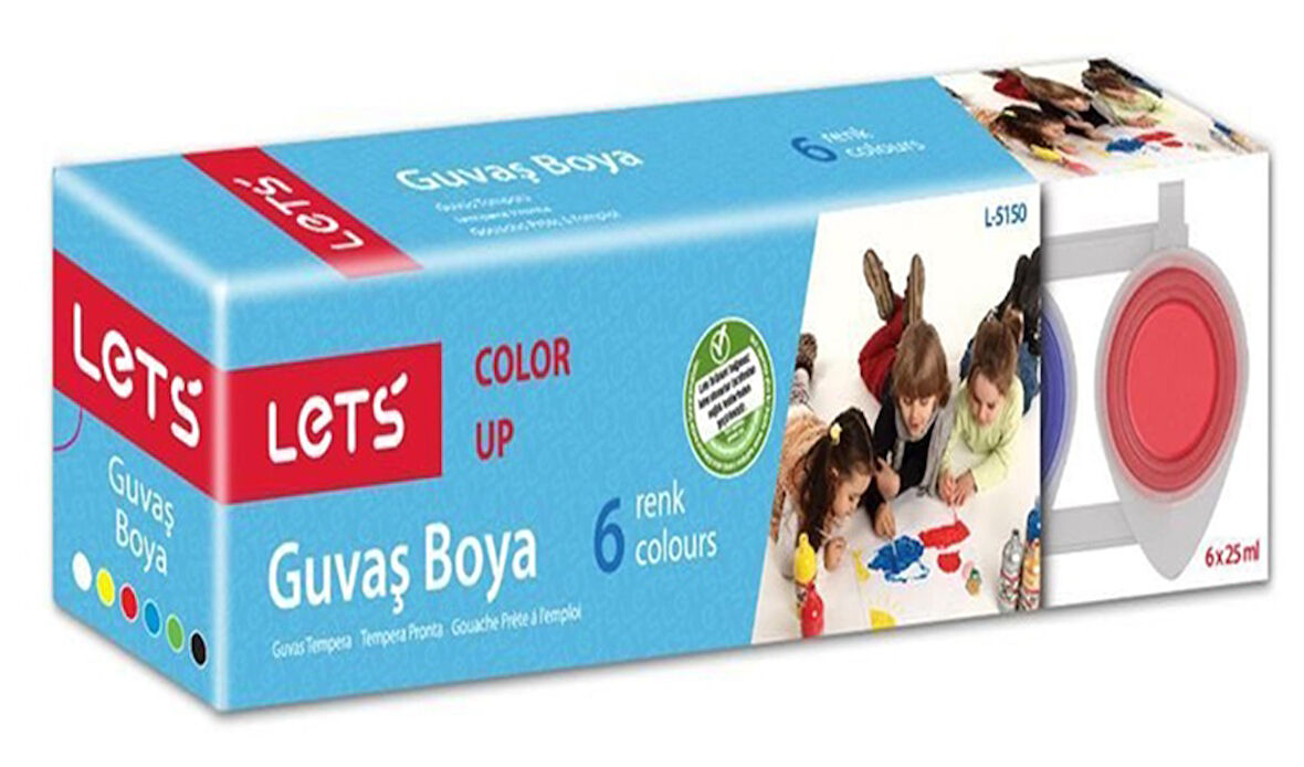 Lets Guaj Boya 6 Renk - 3 paket