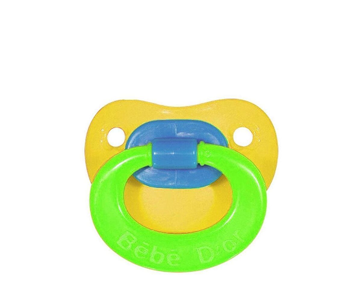 Bebedor Yeni Doğanlar İçin Minik Siperli Silikon Emzik 151 - Sarı