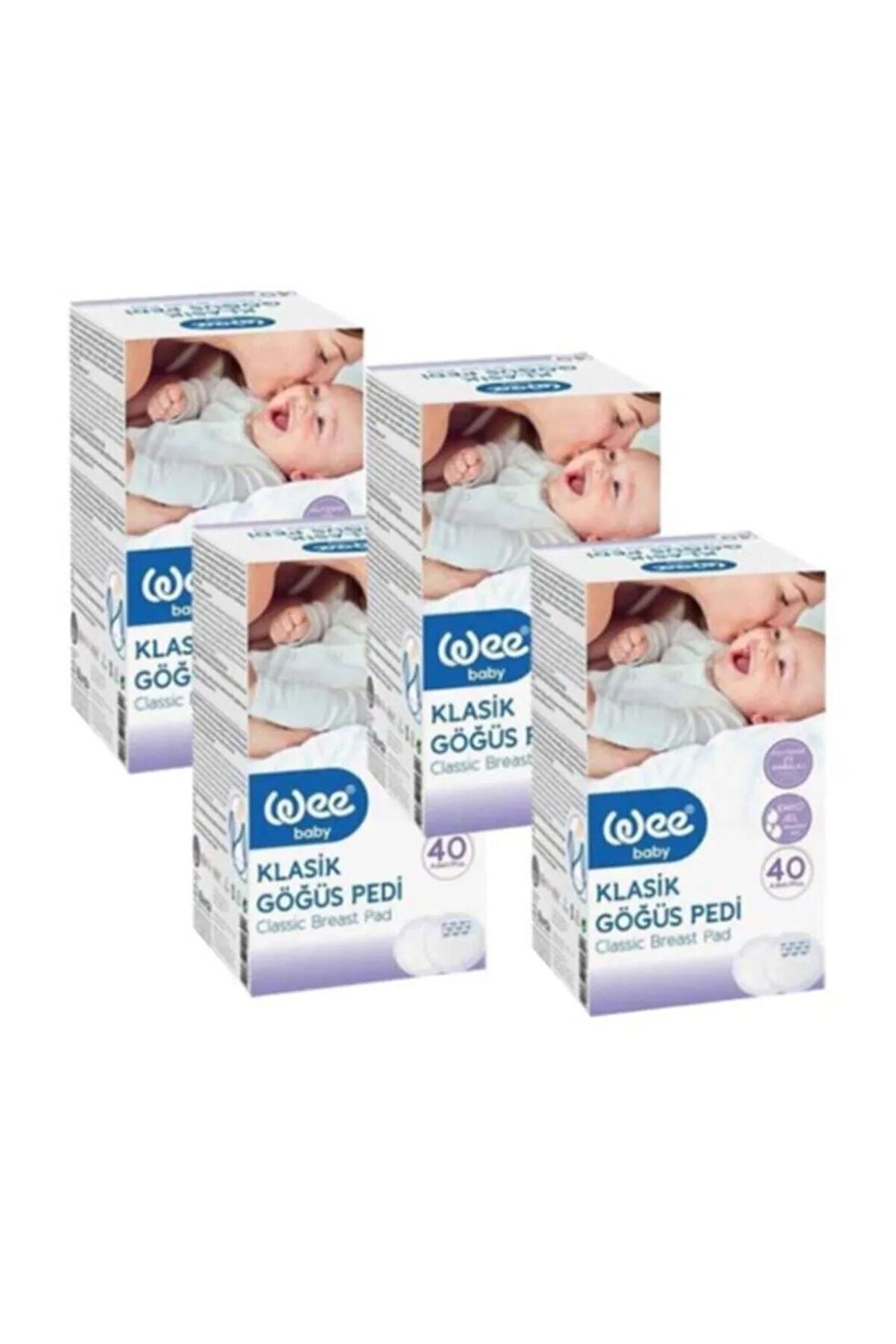 132 Klasik Göğüs Pedi 40'lı X 4 Kutu (160 Ped)