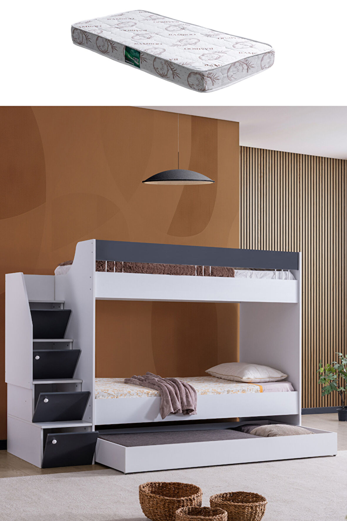 Ranza, Martin Yavrulu Ranza - Antrasit 1 Adet Comfort Yatak