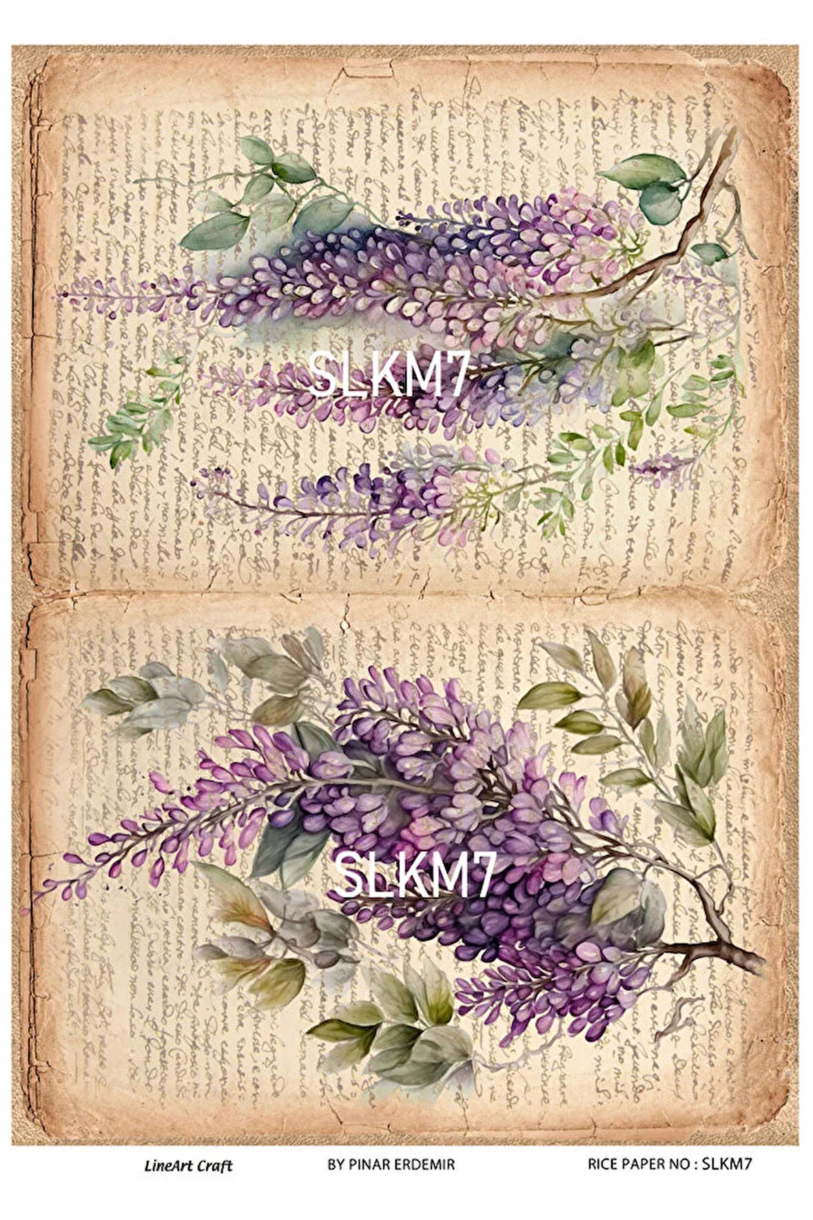 Salkım Serisi SLKM7 Pirinç Dekopaj 30x42