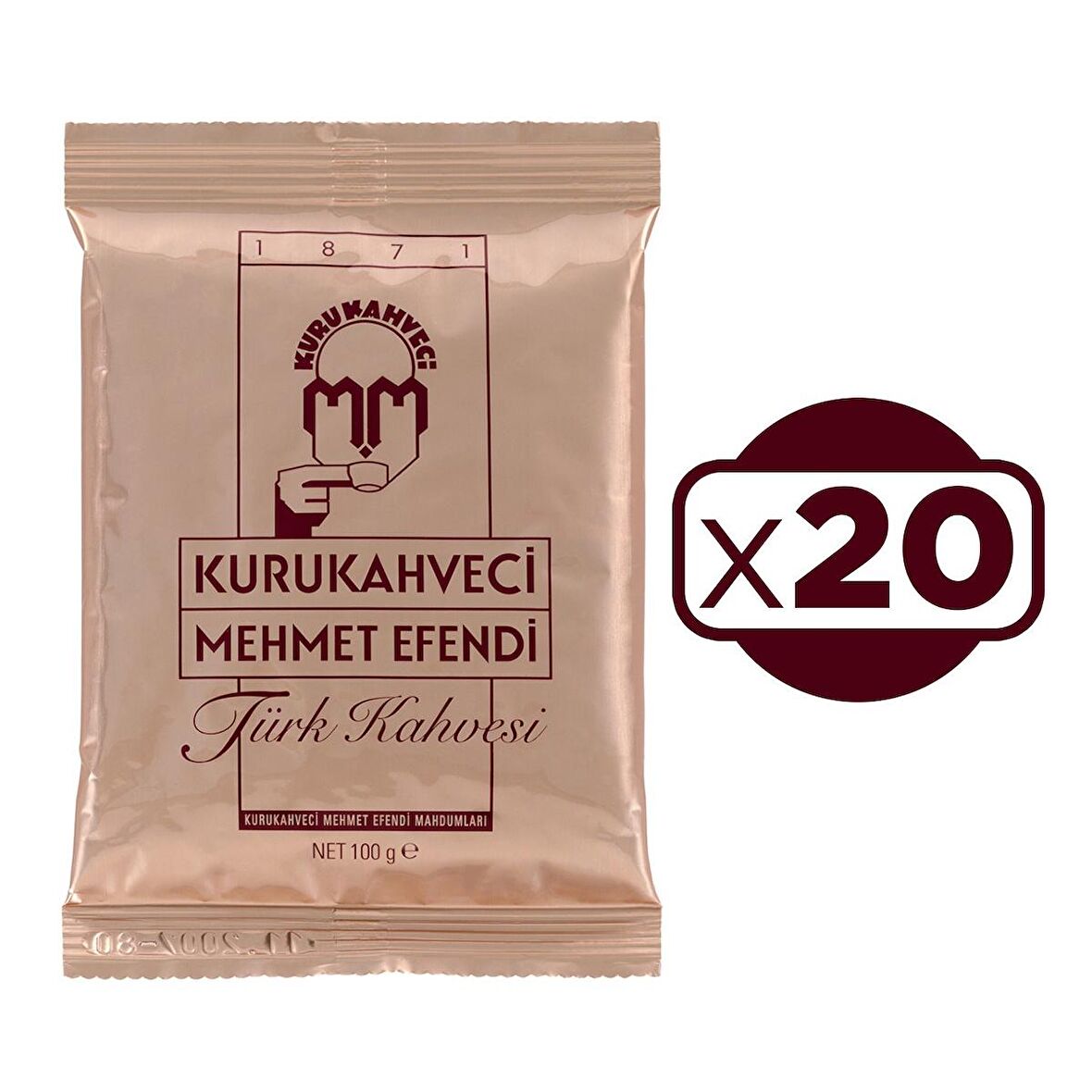 Mehmet Efendi 100 gr 20'li Türk Kahvesi