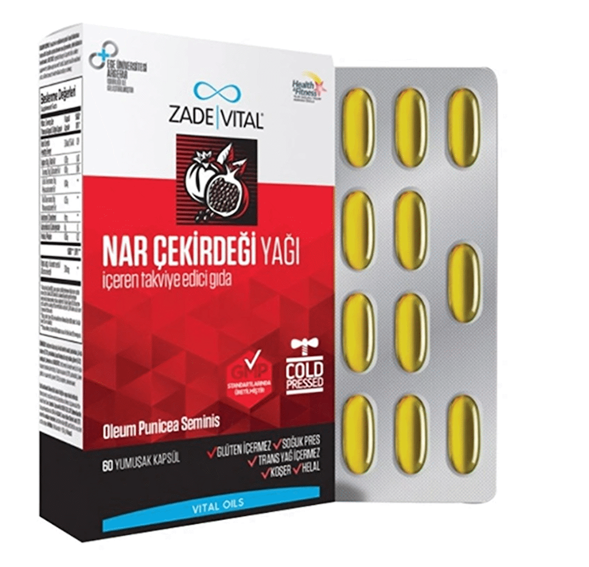 Nar Çekirdeği Yağı 400 Mg 60 Kapsül 8690712011993