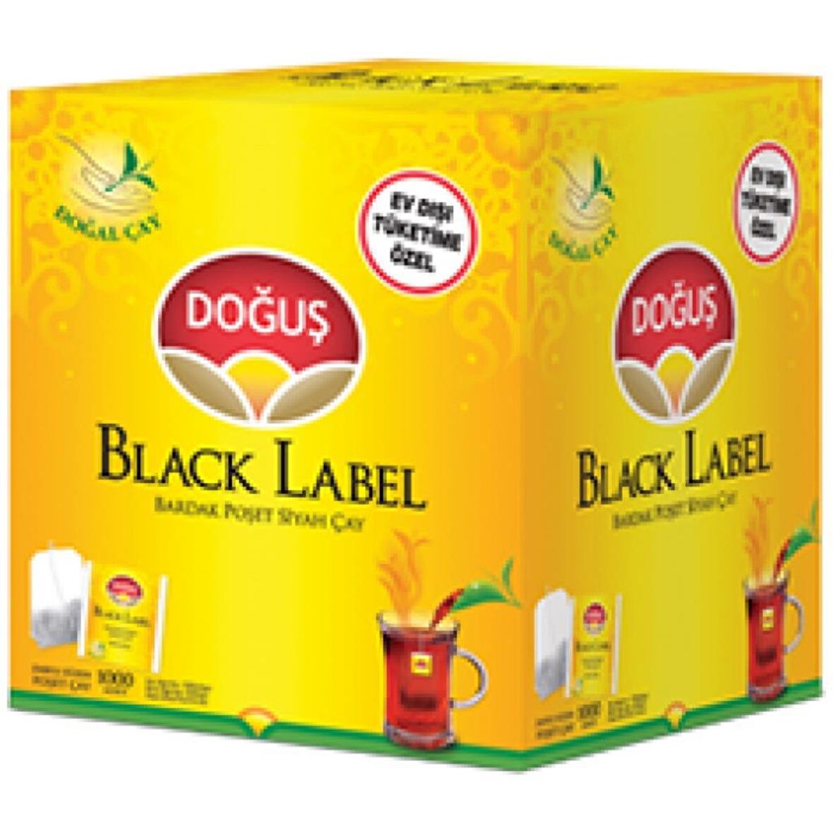 Doğuş Black Label Bardak Poşet Siyah Çay 2 gr 1000'li 