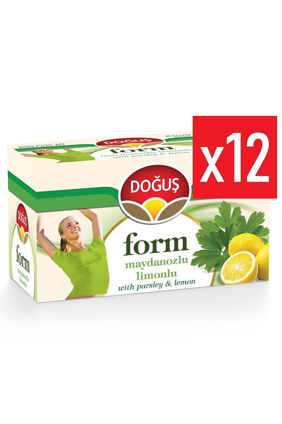 Form Maydanozlu Limonlu Bitki Çayı 12 Adet 20'li