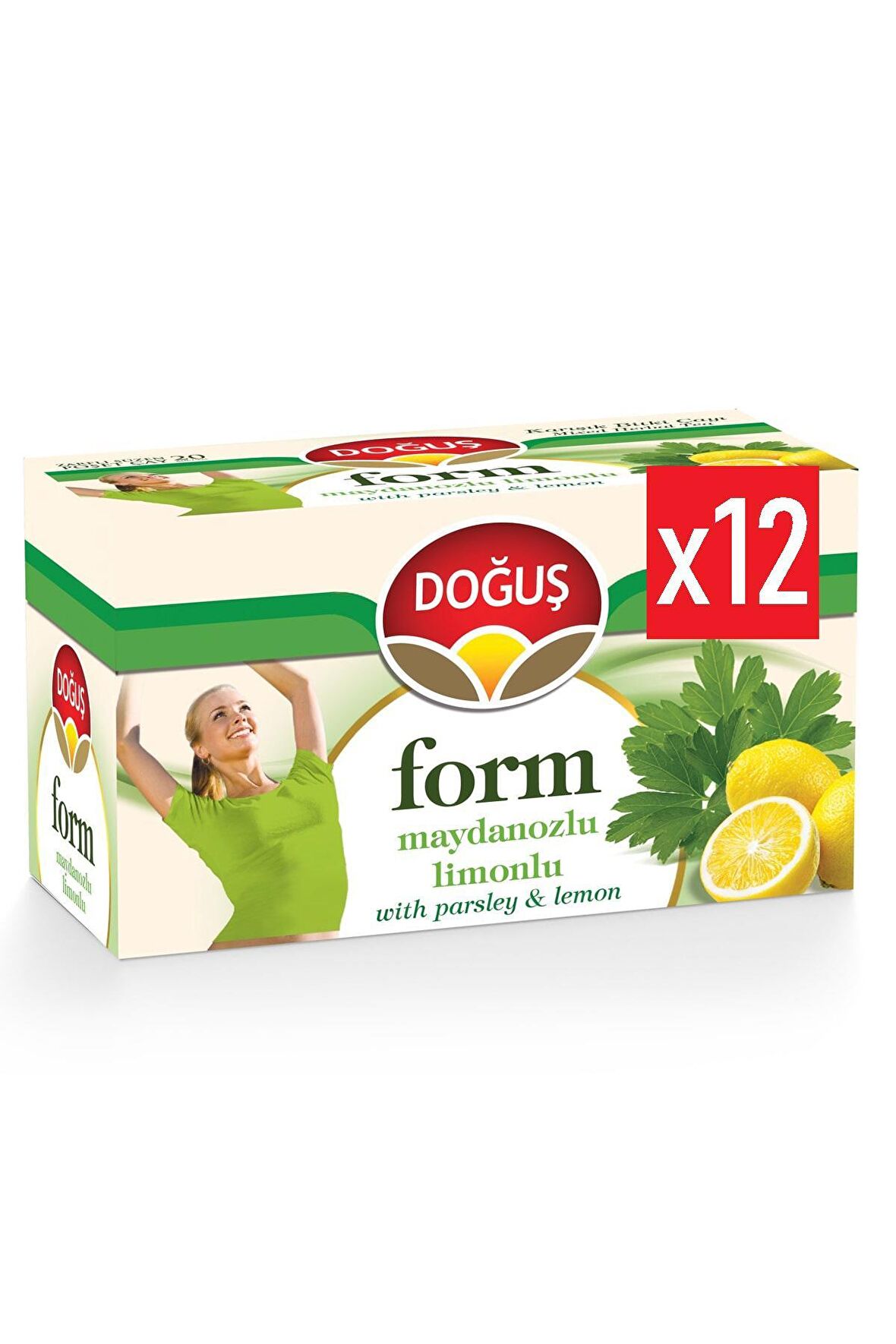Doğuş Form Maydanozlu Limonlu Bitki Çayı 12 Adet 20'li