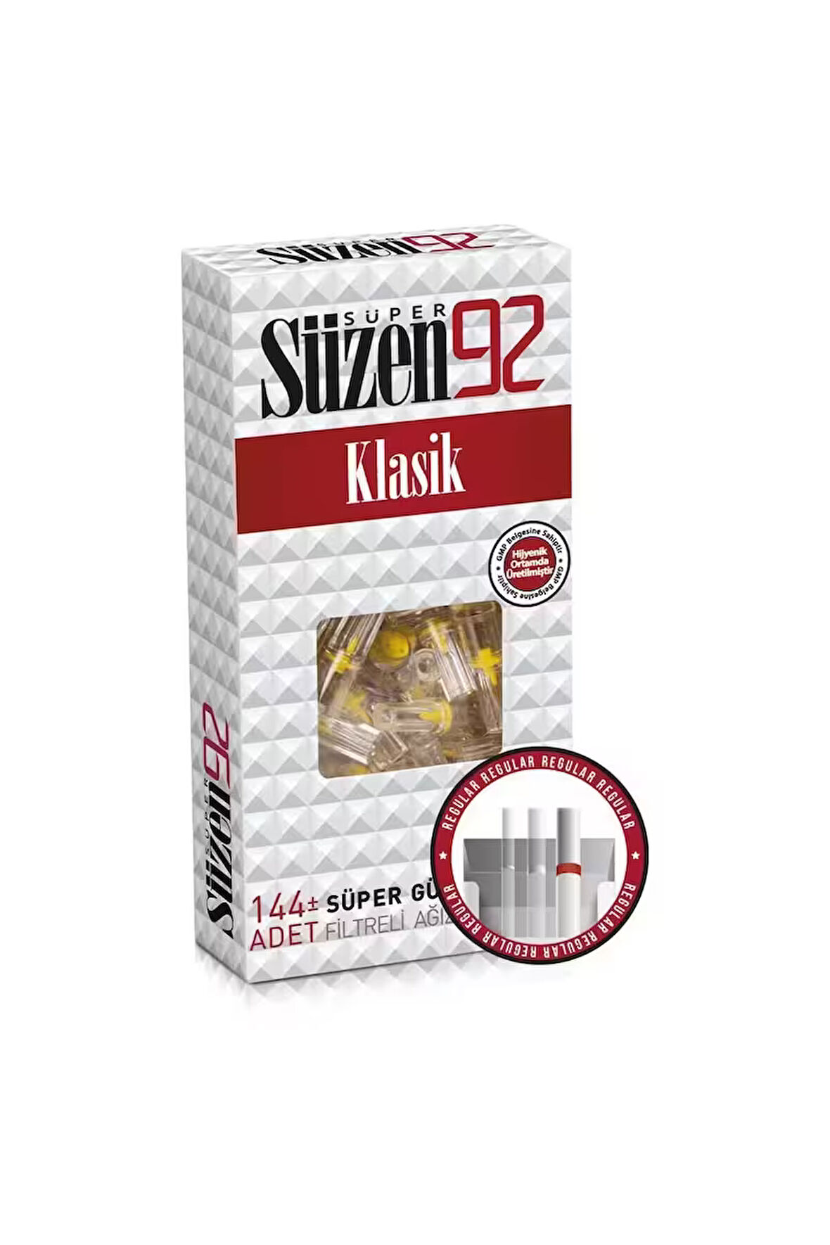 Süzen92 Sigara Ağızlığı Filtresi Klasik 144'lü Kutu